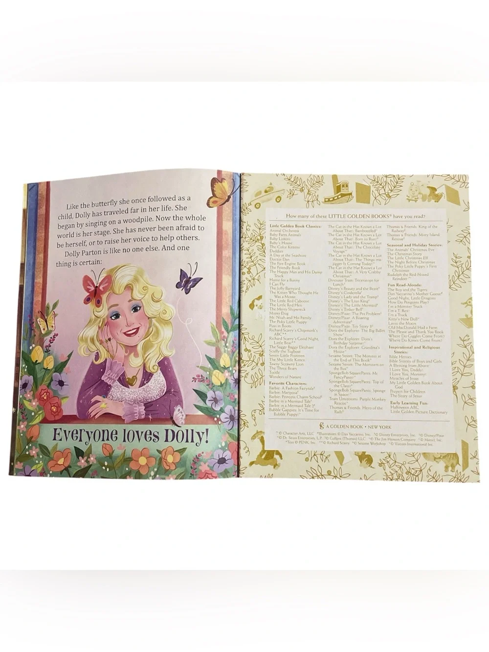 My Little Golden Book About Dolly Parton by Deborah Hopkinson Book 2021
